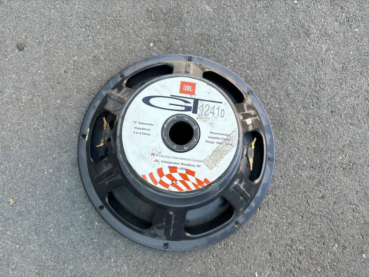 JBL Harmon GT 1241d 12 “ Sub Subwoofer BASS Speaker 2 Or 8 JBL Harmon GT 1241d 12 “ Sub Subwoofer BASS Speaker 2 Or 8