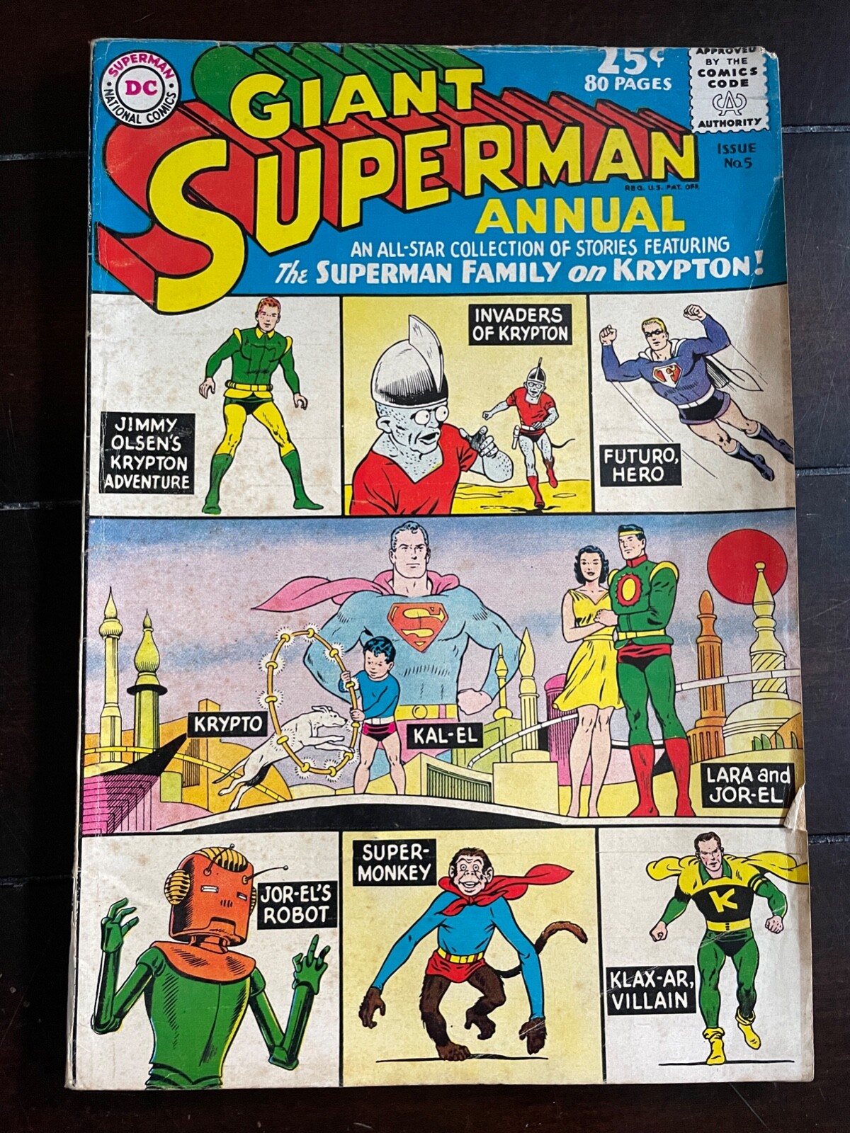 Giant Superman Annual 5 Vol 1 Low Grade 3.5 DC Comic Book D67-59 | eBay