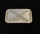 Silvertowne Mint 1oz .999 Fine Silver Confederate Flag Art Bar In Capsule