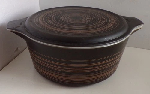 Vintage Pyrex Terra #475-B 2 1/2 Quart Casserole Dish/Lid