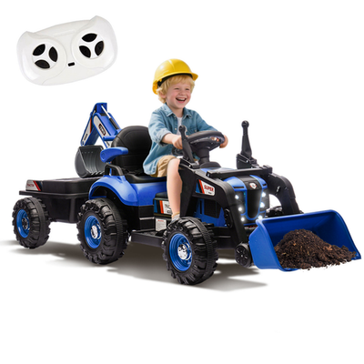 #ad 24V Kids Ride On Tractor Electric Car w Remote Dump Truck 3 Speed Toy $230.39