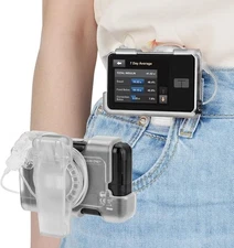 (Upgrade) iGuerburn tSlim X2 Pump Case with 360°Rotating Clip, Tandem Clear 