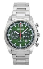 Citizen Eco-Drive Chronograph Green Dial 100M Men's Watch CA4640-50X