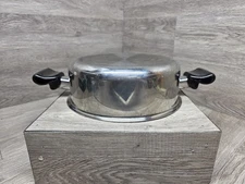 Saladmaster Domed Lid 10 5/8" By 3 5/8" Diameter Stainless Steel USA