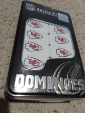 NFL Kansas City Chiefs Collector Edition Double Six Dominoes