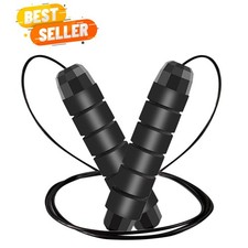 Ergonomic Jump Rope with Ball Bearings: Durable 9.8ft for Family Fitness Fun