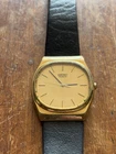 1980s Vintage Seiko Men's Gold-Tone Dress Watch - 3421 Quartz Nice Bukle
