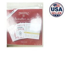 Violin Strings 4/4 Size Set E A D G Synthetic Gold Label Ball End Medium