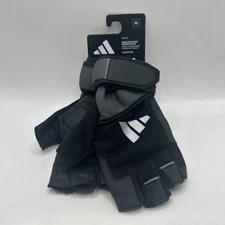 Adidas Wrist Wrap Training Gloves XL Aero Ready Black Lifting Protecting Workout