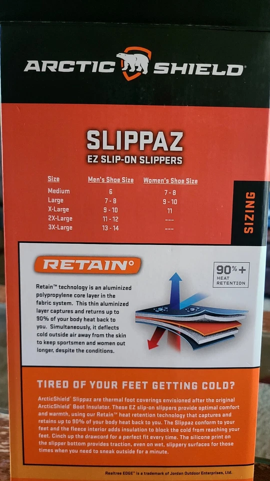 ArcticShield EZ Slip-on Slippaz (Realtree Edge Camo) 2XL (Men's 11-12) Slippers - Image 2 of 4