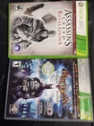 LOT OF 2 XBOX 360: Batman Arkham asylum GOTY + A.C REVELATIONS [COMPLETE]