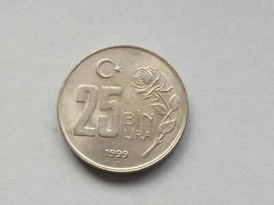Türkei 25 Bin Lira 1999