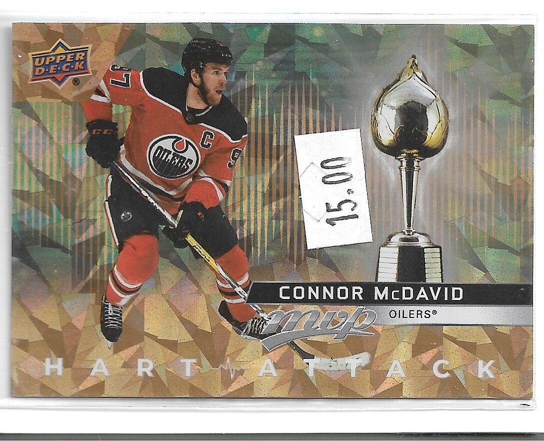 21/22   UD  MVP    Hart Attack    Gold    # HA-1  Connor McDavid