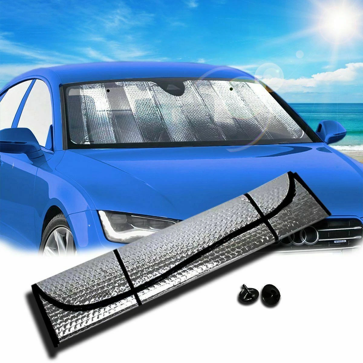 Universal Car Foldable Sun Shade Visor Shield Windshield