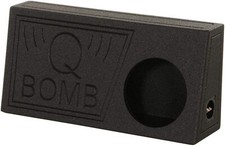 Q Power QBomb Single 10 Inch Vented Subwoofer Sub Box Black