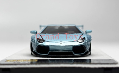 PGM 1:64 Ice Blue LBWK Aventador LP700-4 Sports Model Diecast