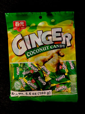 GINGER COCONUT CANDY 5.6 oz  (6 Bags) $23.90