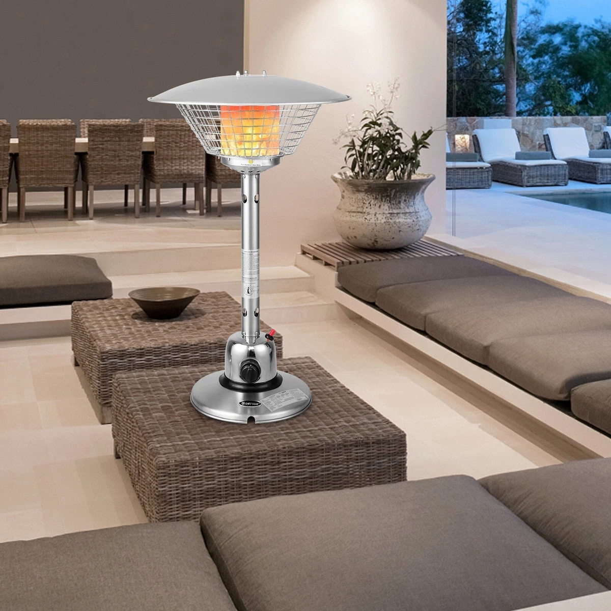 Outdoor coffee 2024 table heater