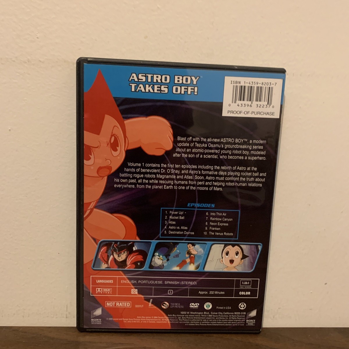 Astro Boy Volume 1 DVD 43396322370| eBay