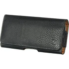 HORIZONTAL BLACK Leather Pouch Holder Belt Clip Holster Case iPhone SE 5 5S 5C