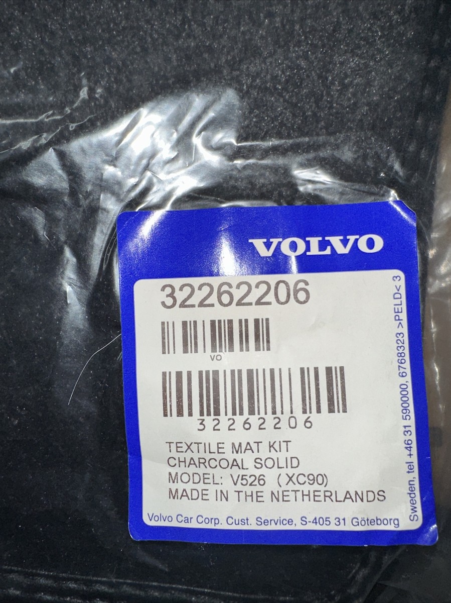 NEW Genuine Volvo XC90 3rd Row Carpet Floor Mat Black 32262206 | eBay