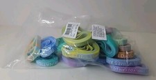 100 Pieces Inspirational Tie Dye Wristbands Motivational Quotes Rubber Bracelets