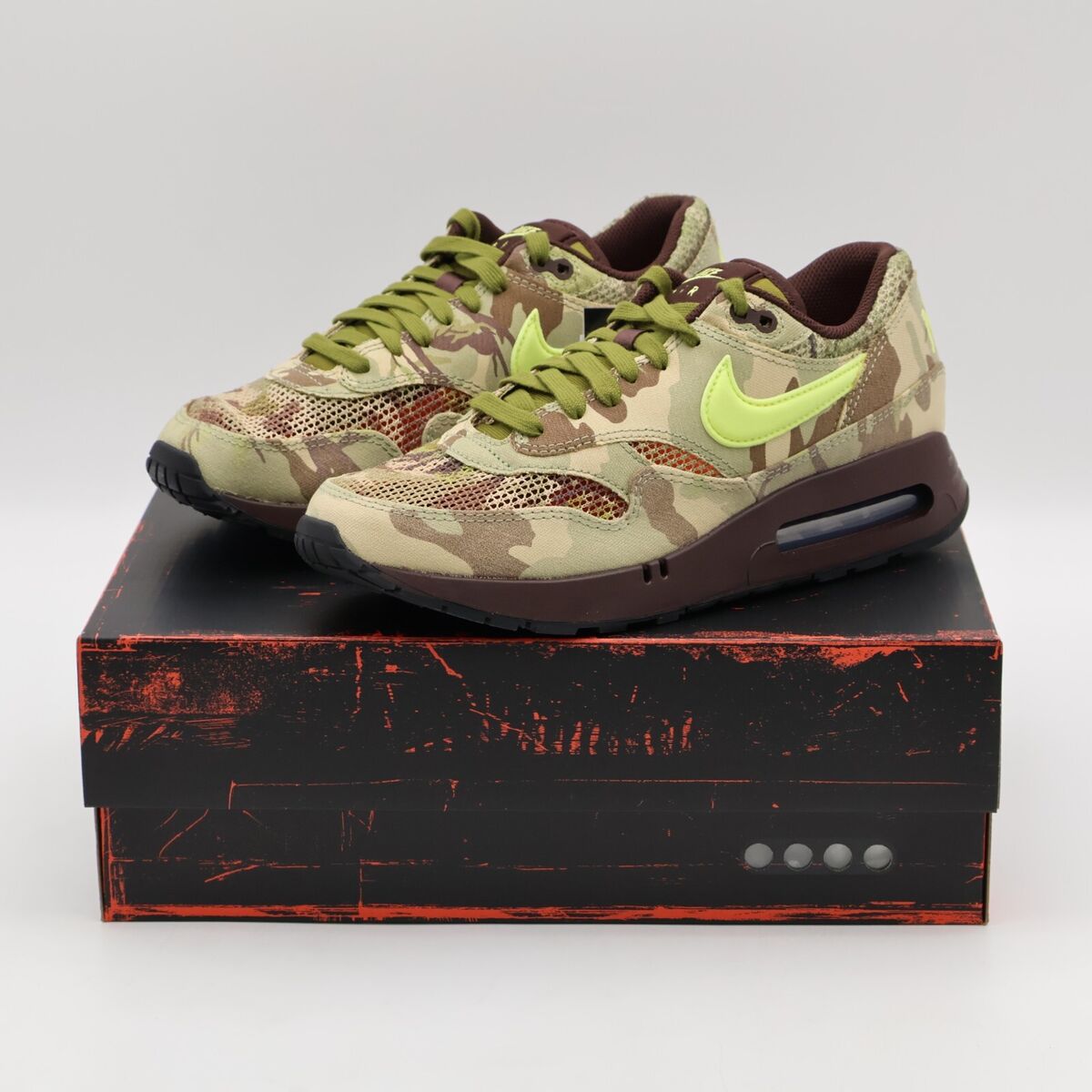 FN8358-200 Nike Air Max 1 '86 Camo and Light Lemon Twist FN8358-200 Nike Air Max 1 '86 Camo and Light Lemon Twist