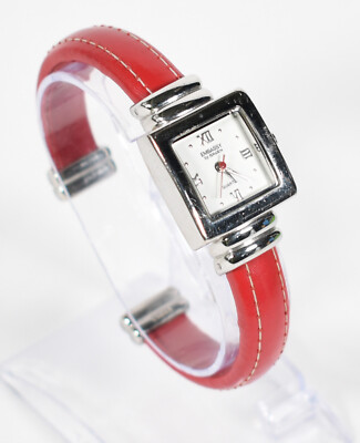 Western Silver Bangle Watch Embassy By Gruen Multicolor Stones‎ 22mm Adjustable Western Silver Bangle Watch Embassy By Gruen Multicolor  main image 4