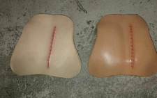 (2) Abdomen Belly Parts With Stitched Wound For Laerdal SimMan Training Manikin 