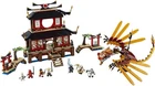 LEGO NINJAGO Fire Temple 2507 In 2011 Used W/Manuals No Box (99% Complete)