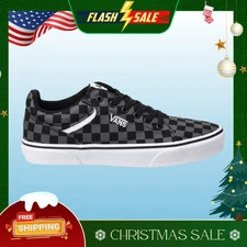 [FASH SALE] Vans Seldan Men's Shoes Black Gray Medium D Sneaker NEW