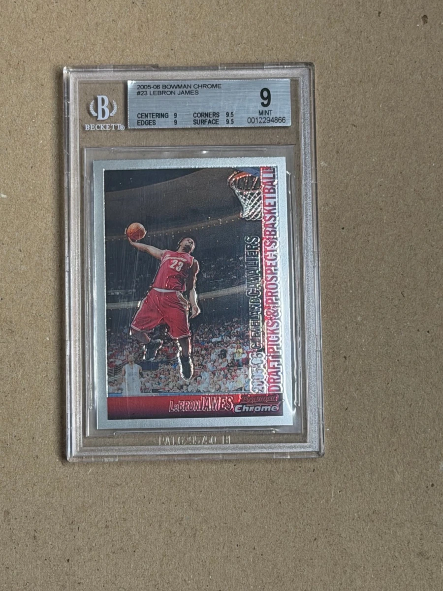 Bowman LeBron James Beckett Grading Services (BGS) Basketball