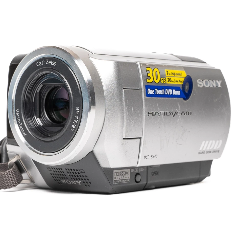 Sony Handycam DCR-SR40 Digital Camcorder - Silver - FULLY FUNCTIONAL - Image 2 of 4