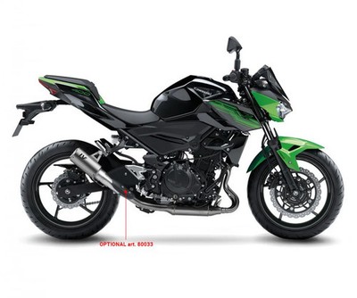 LeoVince Auspuff-Schalldämpfer LV CORSA S TITANIUM E5 KAWASAKI Z 400 2022 2023