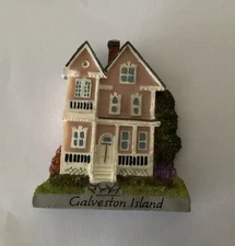 Historic House Galveston Island Texas Resin Fridge Magnet M04