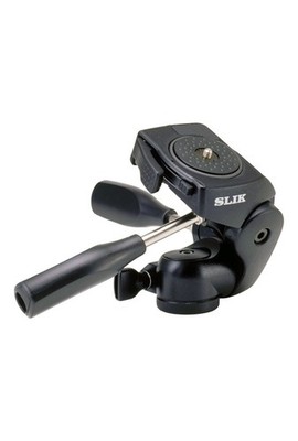 Slik 700DX Pro 3-Way Pan/Tilt Head with Quick Release, Black 615-700
