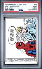 1966 Donruss Marvel Super Heroes #34 Spider-Man ROOKIE CARD - PSA 9 - POP 9 📈🔥