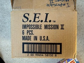 MISSION IMPOSSIBLE 2 1987 EPYX S.E.I. NES CASE (6 Copies) SEALED