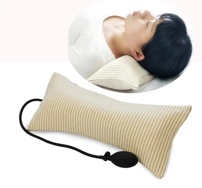 CTHOPER Inflatable Pillow Cushions Height Adjustable Neck Cervical Head Support Soft ...