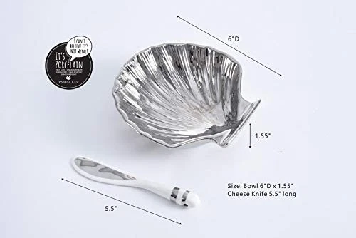 Get Gifty Bowl & Spoon Set, Shell - Image 2 of 4