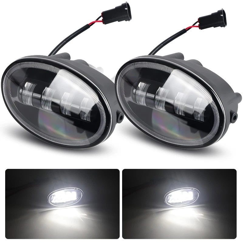 LED Bumper Fog Lights Lamp White For Honda Accord Insprire 2008 2009 2010 2011
