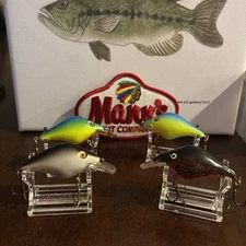 Mann’s Pig Razorback. Lot Of 4 Crankbaits 