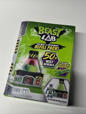 Beast Lab Bio Mist & Experiment Refill Pack 50+ Mist Reveals Toy 2 Kits