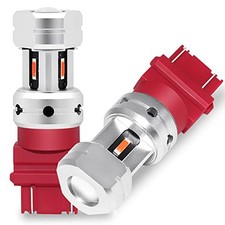 3057 3157 LED Brake Light Bulb, Super Bright 3156 3056 3047 3457 4057 4157 Red