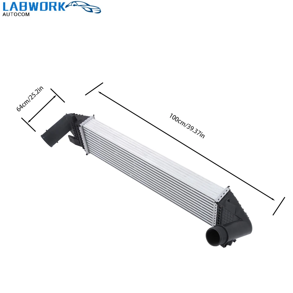 Air Cooler Turbocharger Intercooler For Ford Explorer 2012-2019 2.0L 2.3L 3.5L - Image 3 of 4