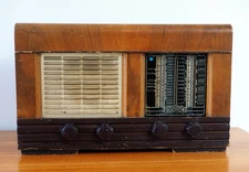 Fullotone Valve Radio Vintage 1950? RARE! Made in Scotland, Orginal Condition.