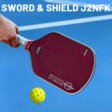 J2NFK Sword & Shield Pickleball Paddle 16mm–Gen 4.5 All-Foam Floating Pivot Core