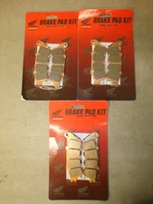 Honda OEM Gold Wing Complete Brake Pad Set Front & Rear 01-17 GL1800 13-17 F6B