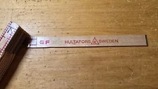 HULTAFORS of Sweden 6' Folding Rule - 10th & 100ths Feet and metric - NEW