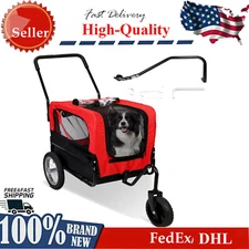Dog Bike Carrier art Bicycle Pet Cat Carrier Jogger Wagon Oxford Cloth